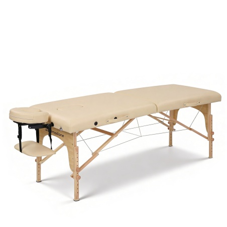 Camilla plegable Weelko Nomad one crema WKS037.A16