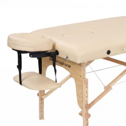 Camilla plegable Weelko Nomad one crema WKS037.A16