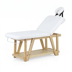 Camilla de madera Weelko Serr WKS035.A26 con reposacabezas ajustable