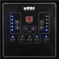 MUDI NEBINA professional steamer with nano-nebulization and ozone