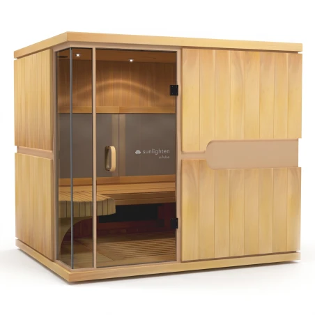 Sauna de infrarrojos Sunlighten mPulse EMPOWER Tilo para 5 personas