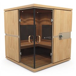Sauna de Infrarrojos mPulse DISCOVER Sunlighten 4 Personas – Sauna Inteligente, Desintoxicación, Pérdida de Peso, Rejuvenecimien