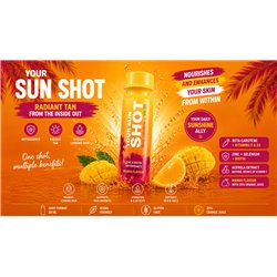 Your Sun Shot Vit. D3 Mango bevanda abbronzante con betacarotene 80 ml x 12 unità