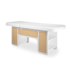 Table de soins électrique Mirplay INDUS beauty White Oak