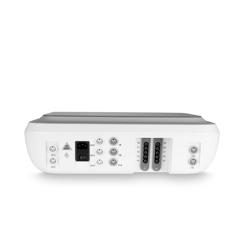 Rear of the Mirplay Nimbus Beauty unit with connections