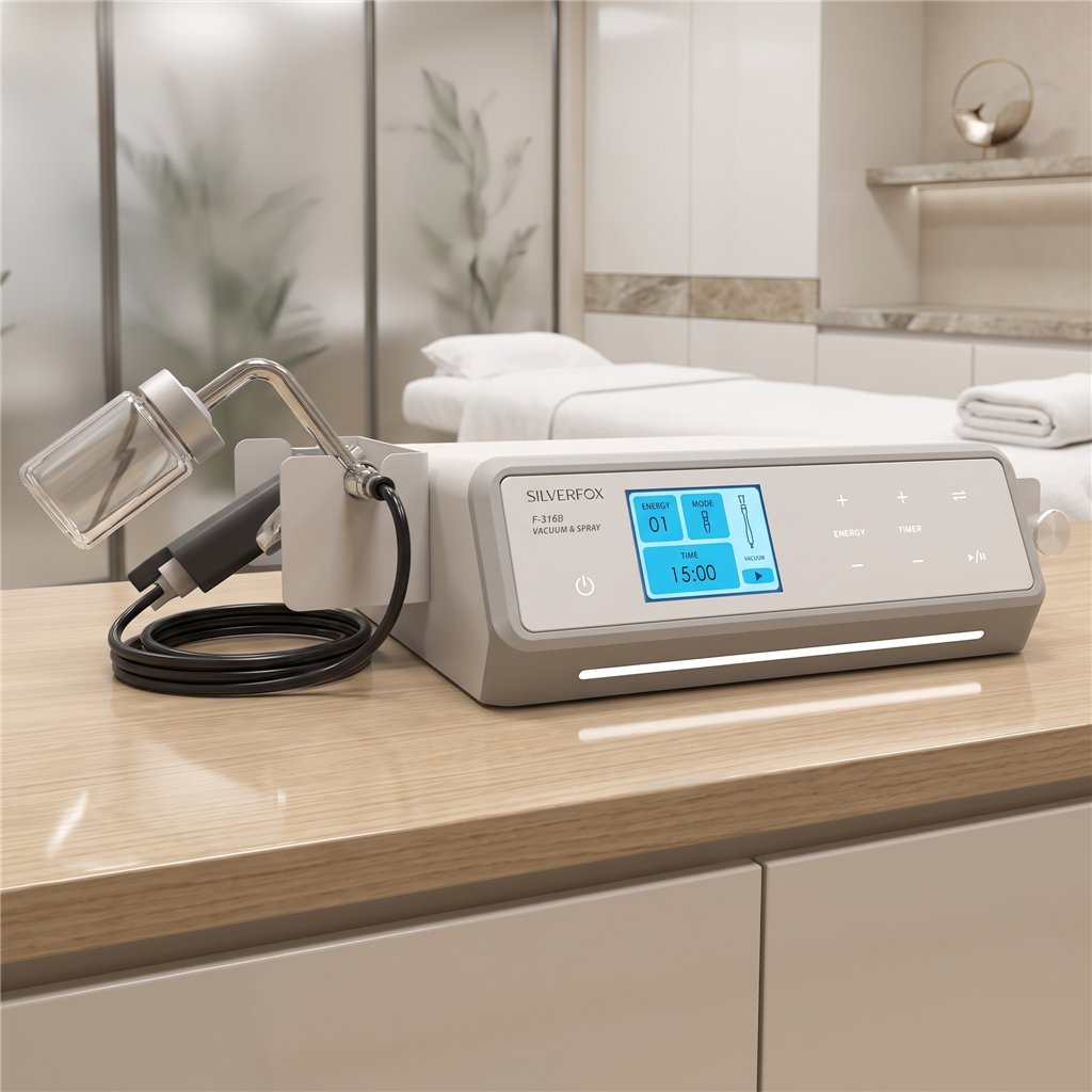 Thor Vacuum & Spray – Vakuumtherapie, digitale Anzeige, SilverFox