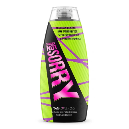 Sorry Not Sorry - Tanovations - 300ml - Acelerador de bronceado con protección de tatuajes y agentes calmantes para la piel