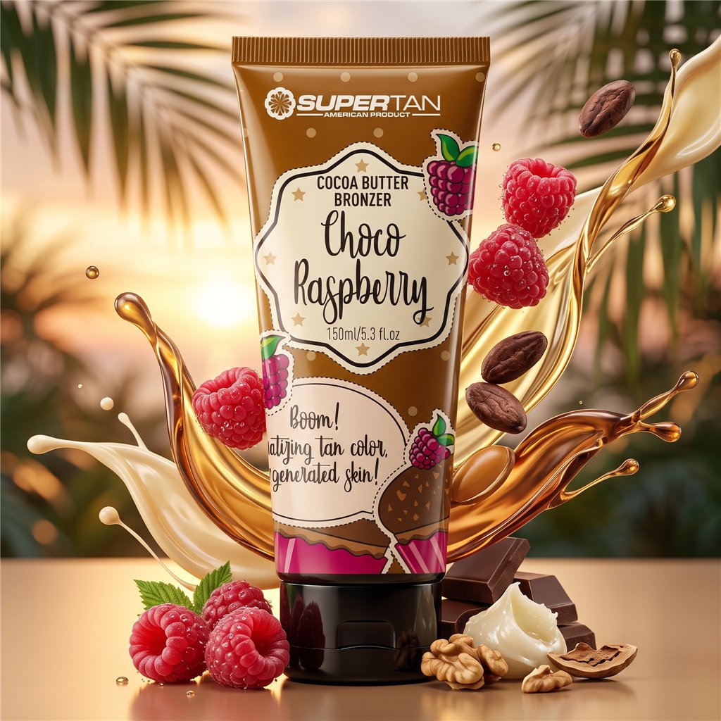 Supertan Choco Framboise, bouteilles - Sunmarket