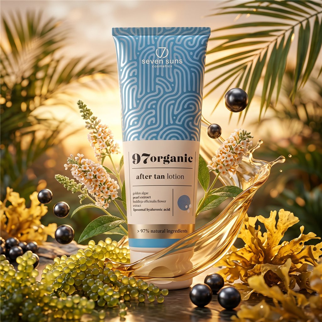 7suns 97organic after tan lotion 250ml