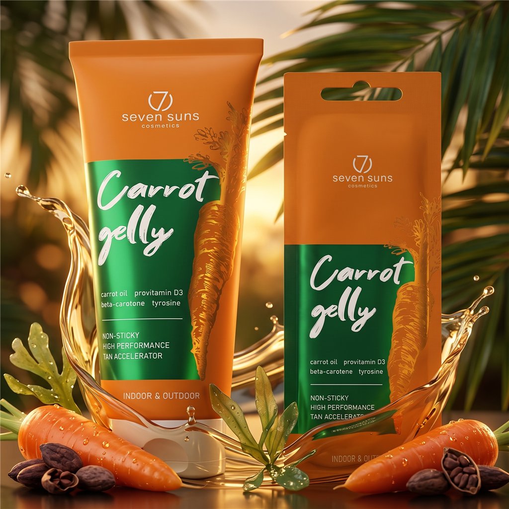 7suns Carrot Gelly Tanning Accelerator 200ml.