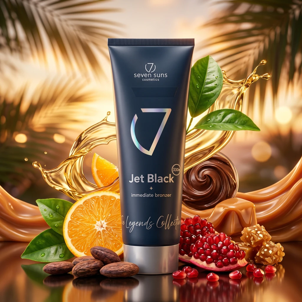 7suns Cosmetics Acelerador de Bronceado JET BLACK 250 ml