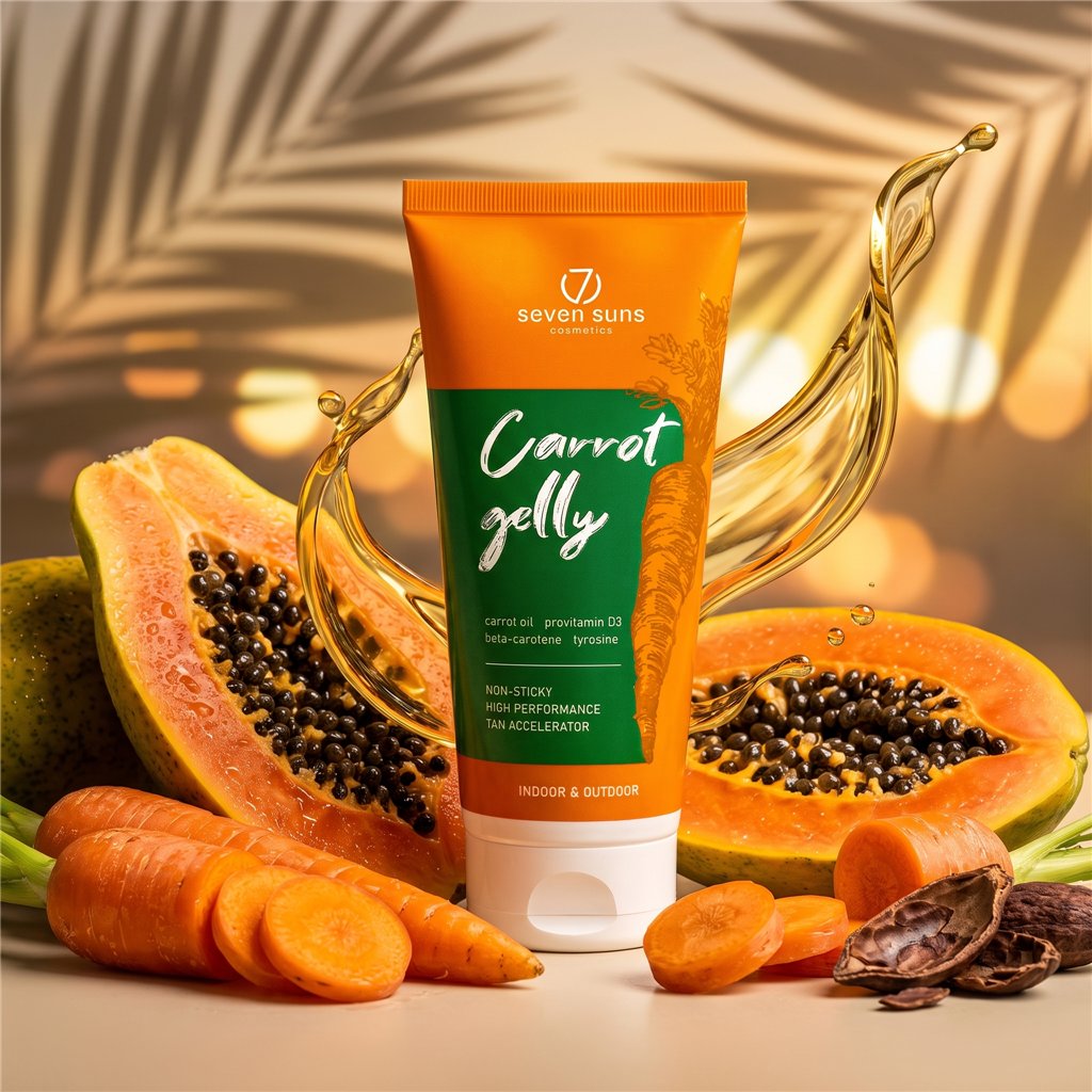 7suns Carrot Gelly Tanning Accelerator 200ml.