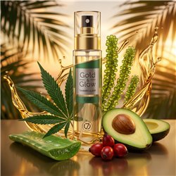7suns Gold & Glow CBD huile sèche bronzante 100ml