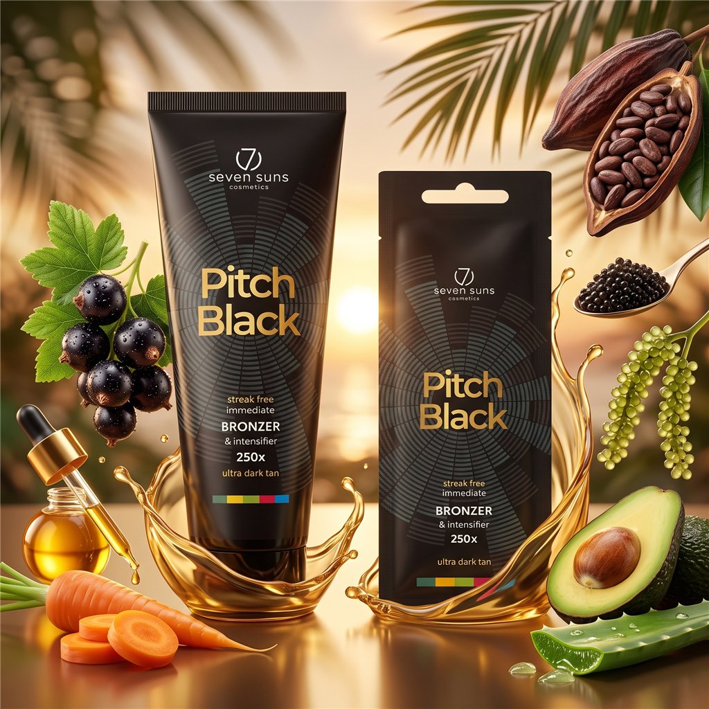 7suns Coloured PITCH BLACK 250x
