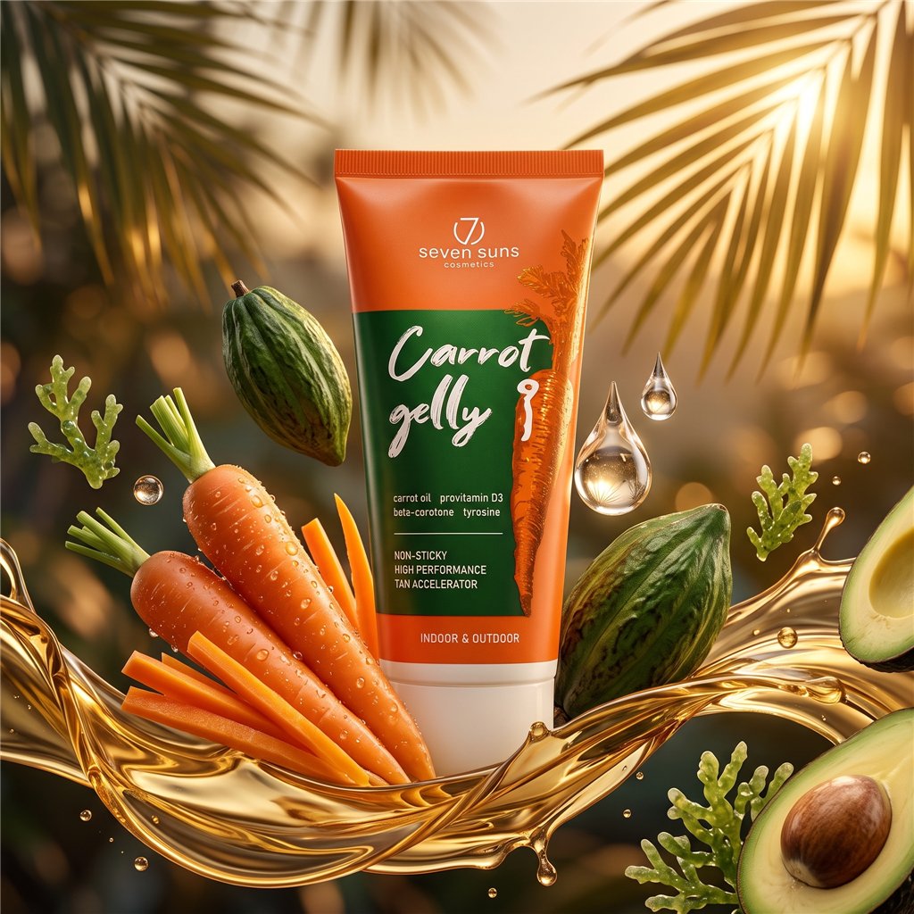 7suns Carrot Gelly Tanning Accelerator 200ml.