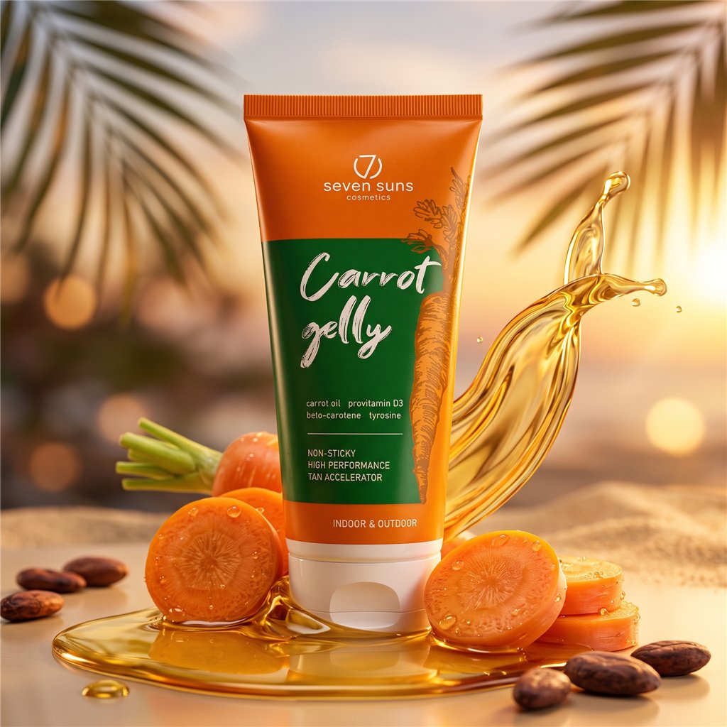 7suns Carrot Gelly Tanning Accelerator 200ml.