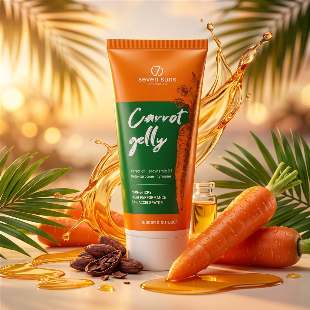 7suns Carrot Gelly Tanning Accelerator 200ml.