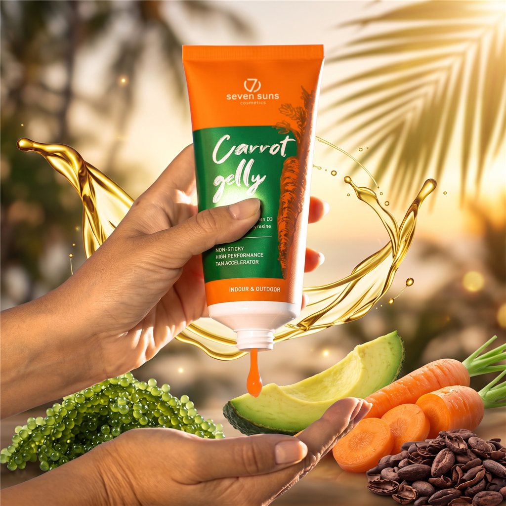 7suns Carrot Gelly Tanning Accelerator 200ml.
