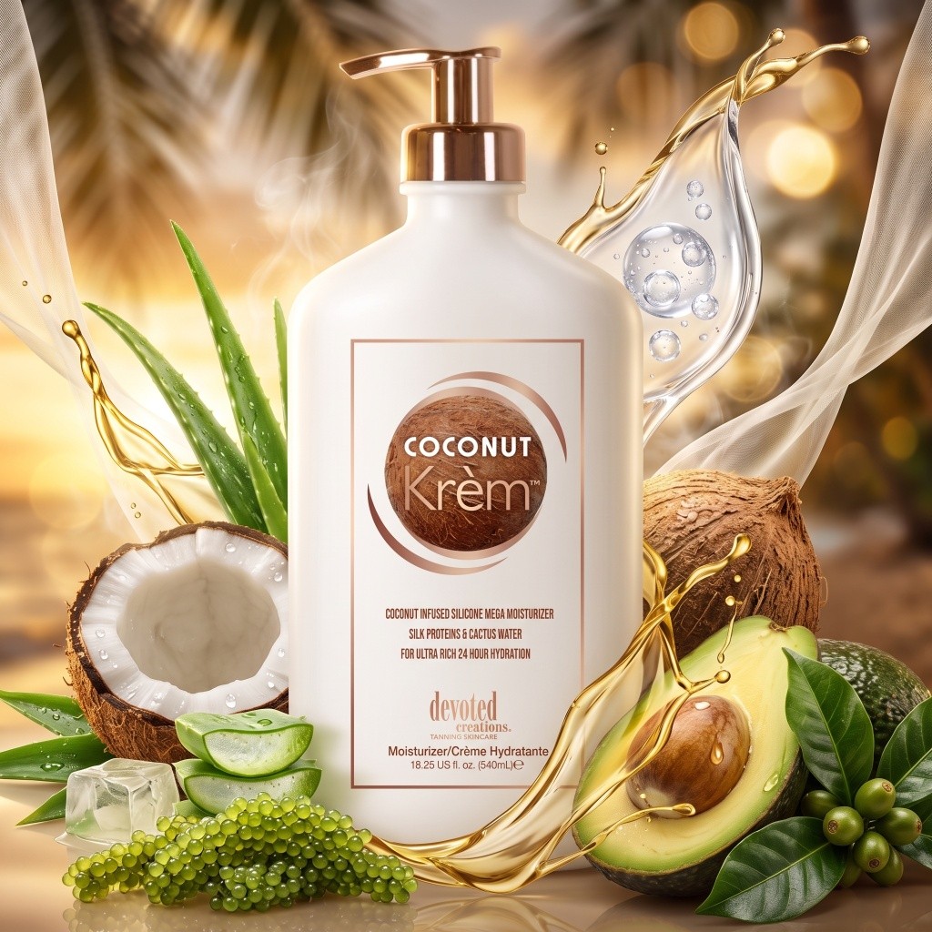 Coconut Krem Devoted Creations Acelerador de Bronceado 550ml