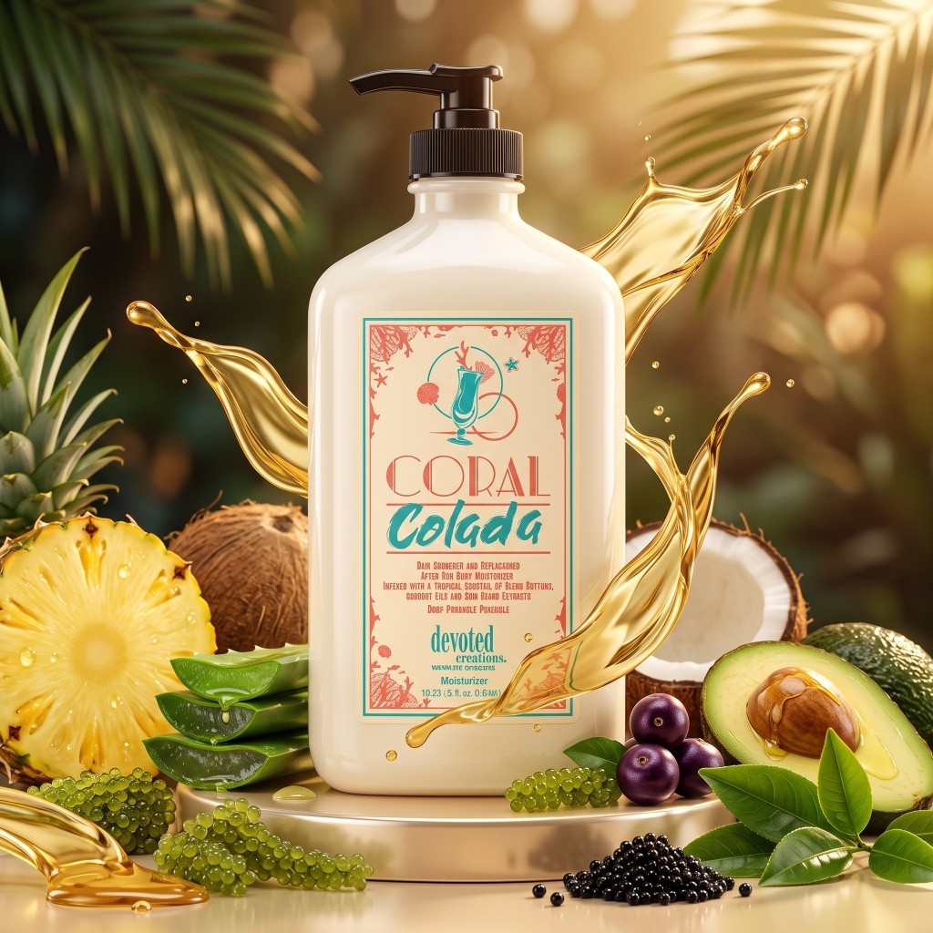Coral Colada Devoted Creations Acelerador de Bronceado 550ml
