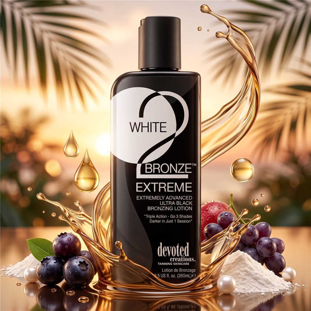 White 2 Bronze Extreme: Acelerador de Bronceado Profesional Devoted Creations