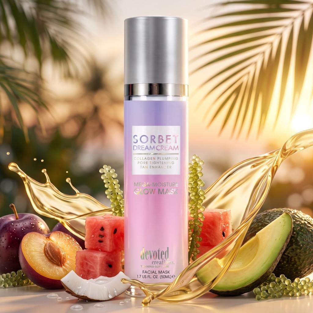 Sorbet Dream Cream Devoted Creations Acelerador de Bronceado Facial