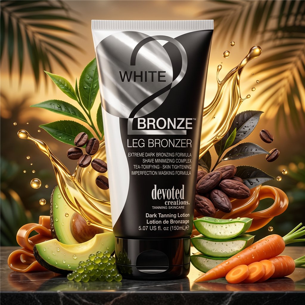 White 2 Bronze Leg Bronzer Devoted Creations Acelerador de Bronceado