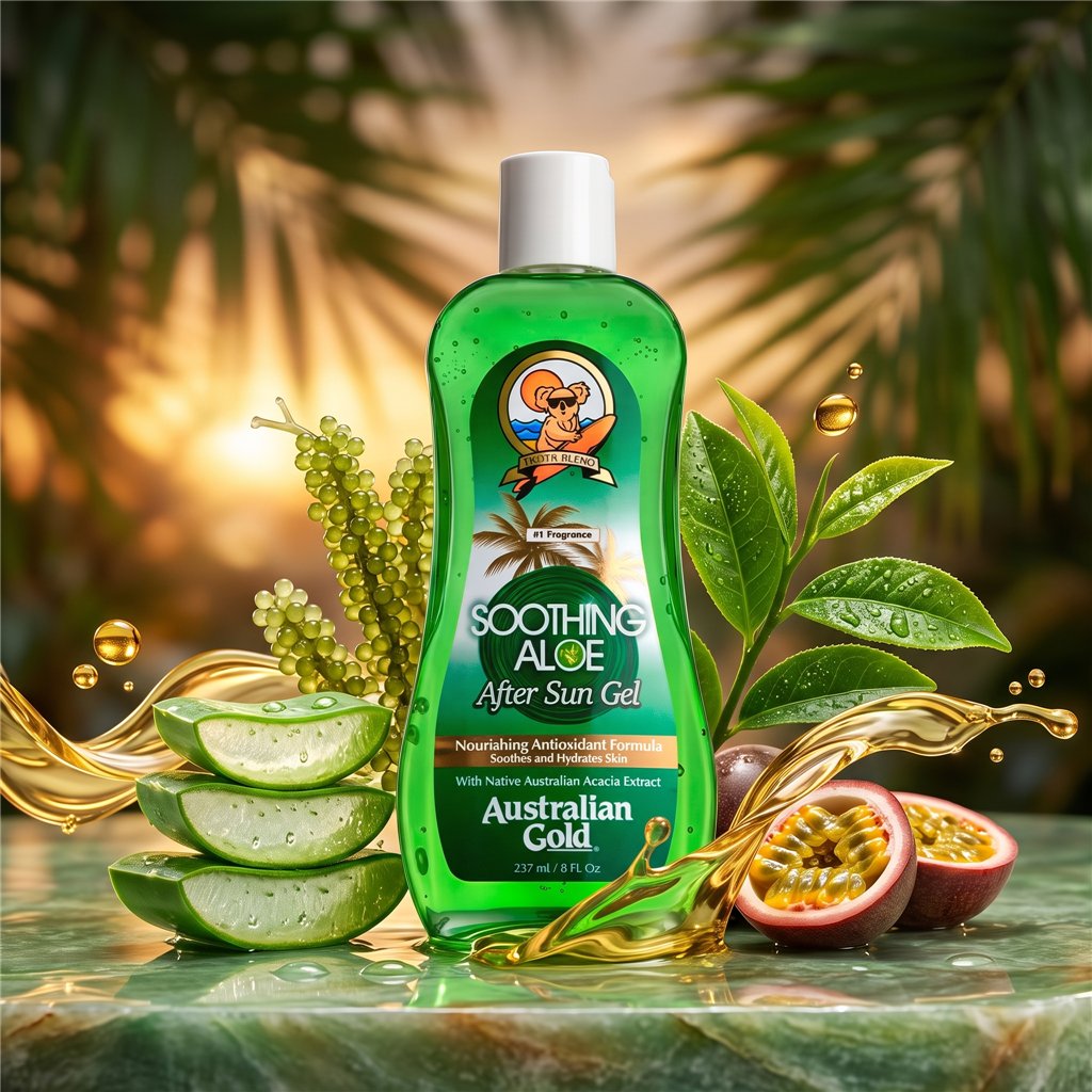 After Sun Hidratante Aloe 237ml Australian Gold | Calma y Repara la Piel