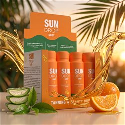 Sun Drop Drink 80 ml Tanning&Beauty - Boîte de 12 unités