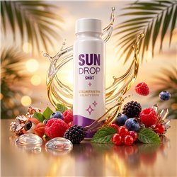 Sun Drop Shot Beauty Drink 80 ml Collagen&Tan - Caja de 12 unidades -