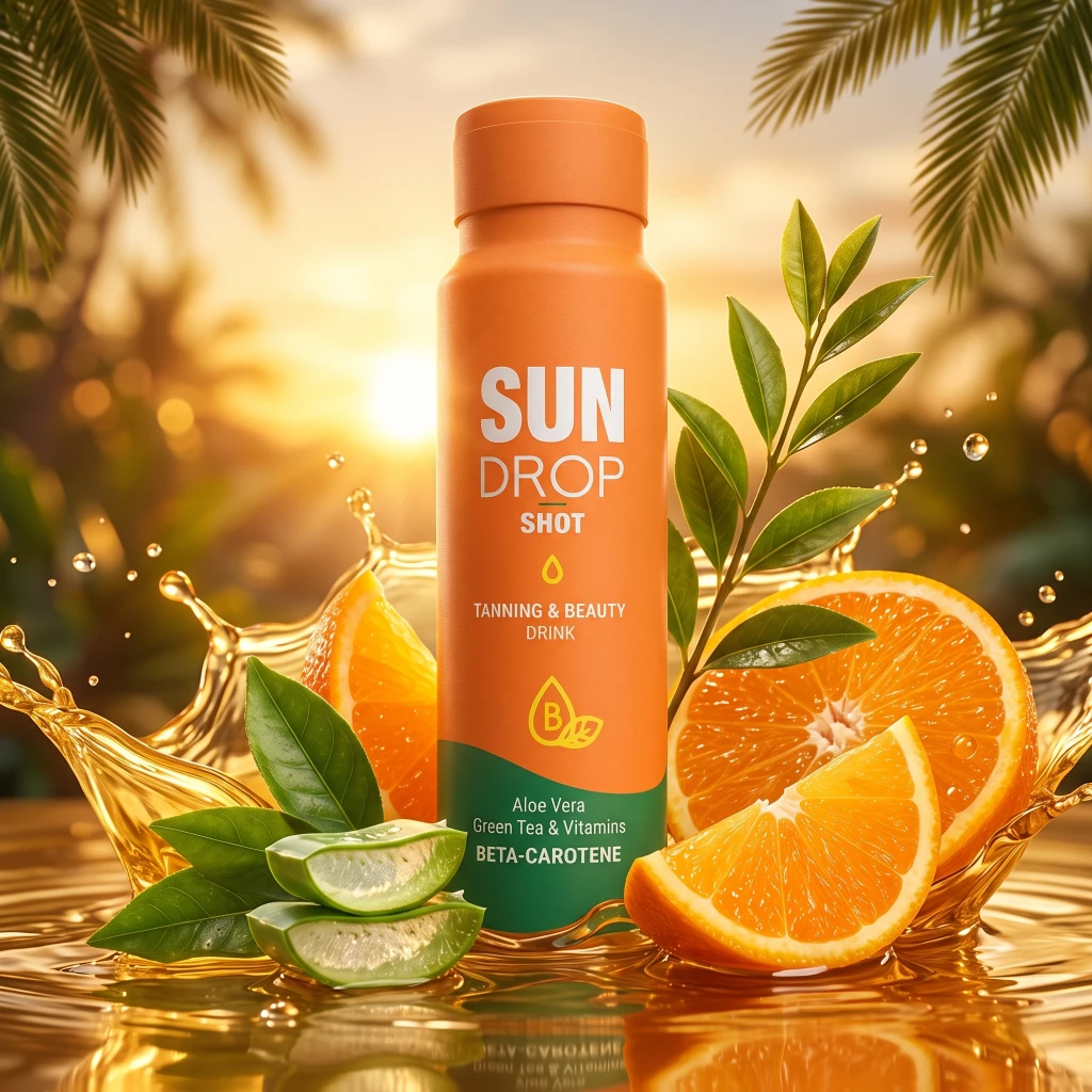 Sun Drop Drink 80 ml Tanning&Beauty - Caja de 12 unidades