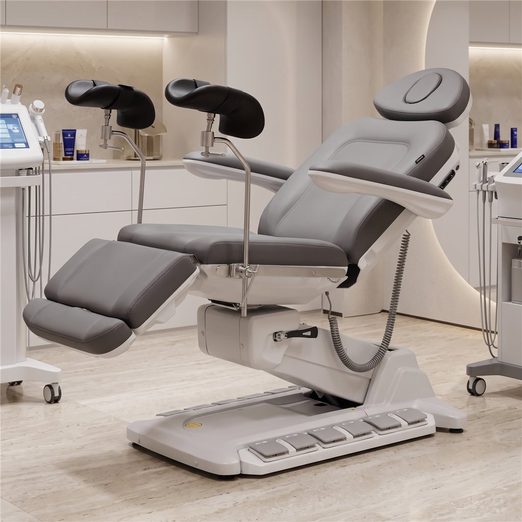 Poltrona ginecologica elettrica Weelko Simus Gyn WKE036.4.A66.GYN
