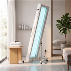 Hapro Topaz 12V Full Body Solarium – Space-Saving Home Tanning