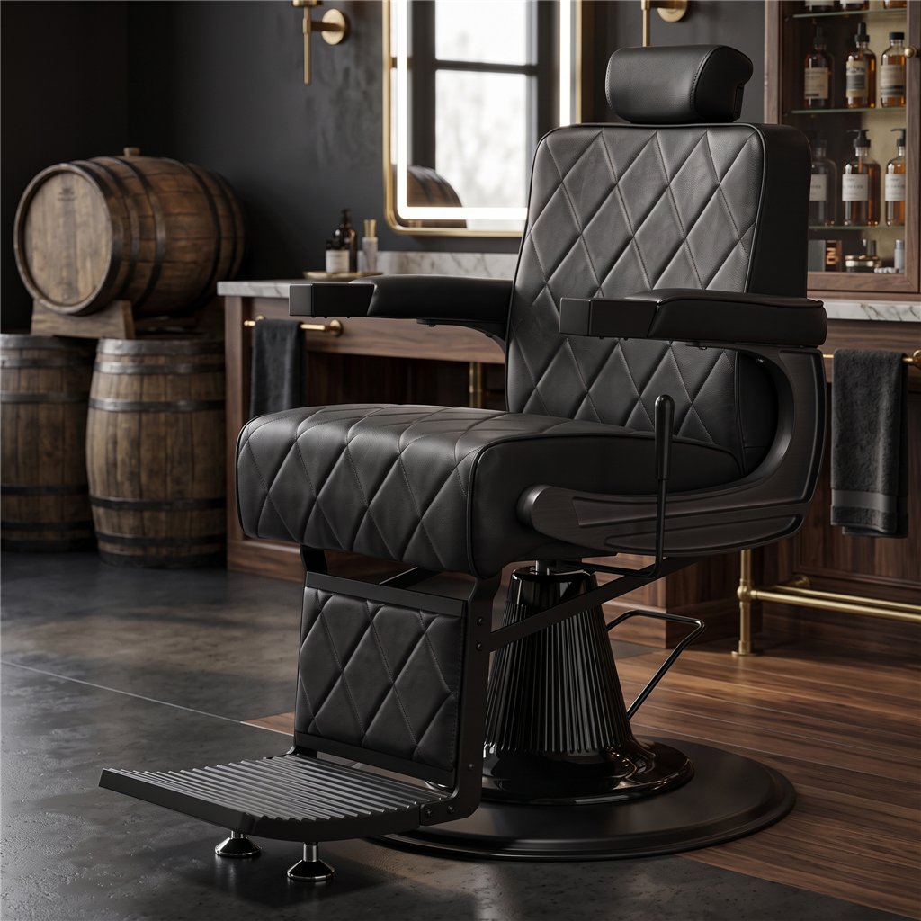 Fauteuil de barbier moderne Mudi