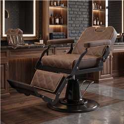 Sillón de barbero Brusk - bomba hidráulica profesional - Weelko