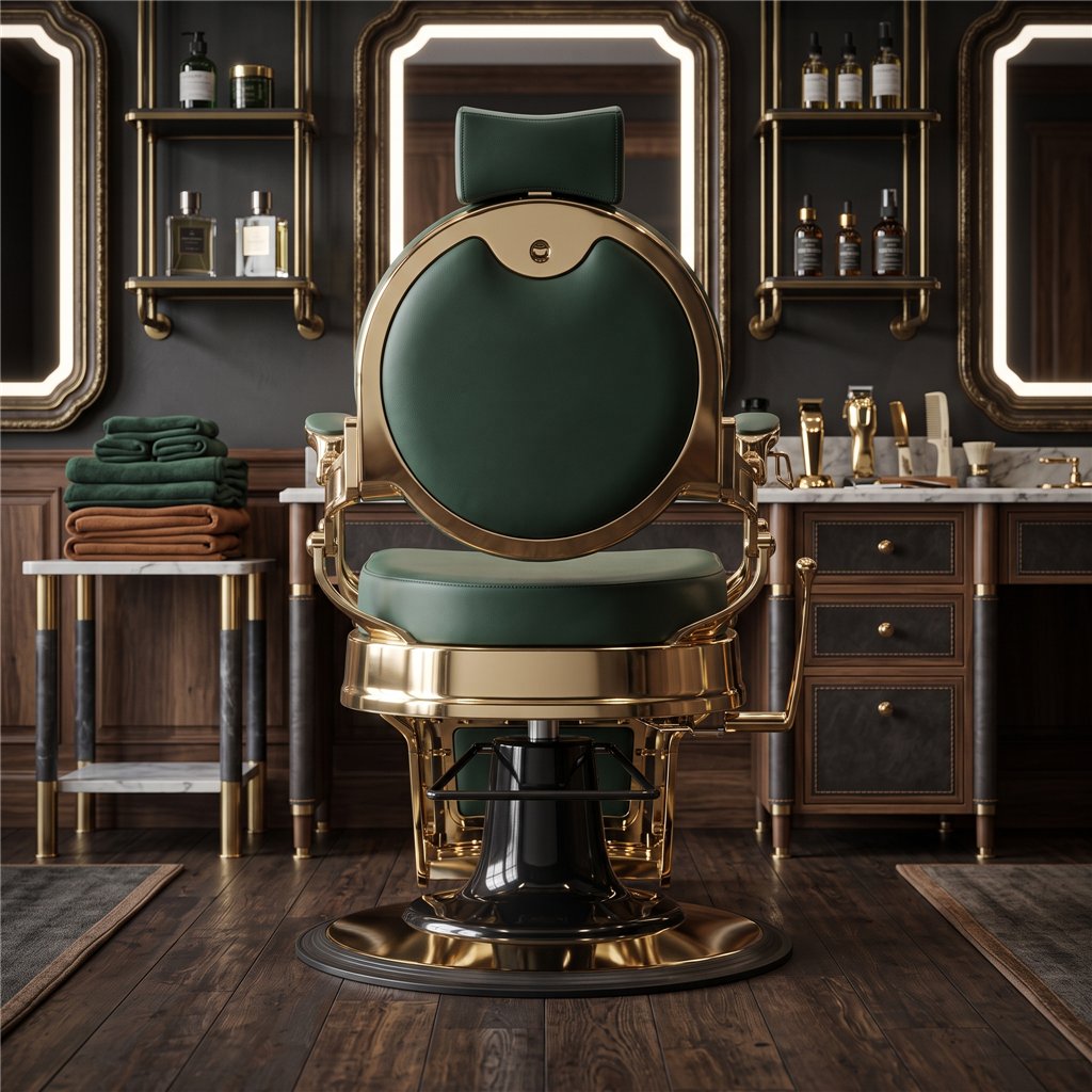 Cadeira Vintage de Barbeiro Weelko
