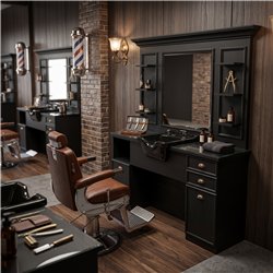 Toccafortuna e postazione di lavoro Bansa vintage industrial - Weelko