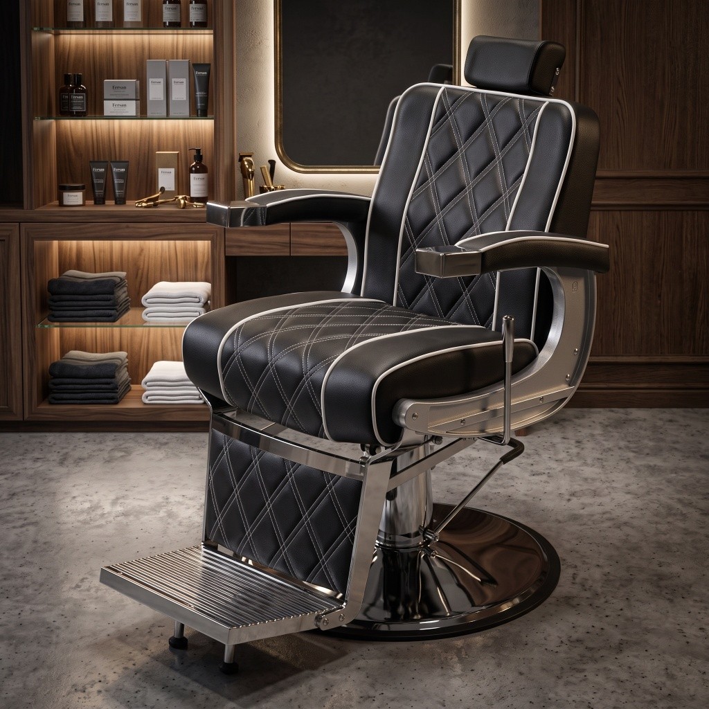 Sillón de Barbero Tweed Vintage - Fersan