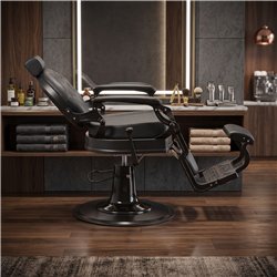 Sedia da Barbiere Buzz Nera: Vintage e Comfort – Weelko