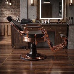 Buzz Rose Black Barber Chair by Weelko - Vintage, Classic, Modern, Urban