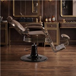 Cadeira de Barbeiro Vintage Buzz – Bronze Brown – Weelko