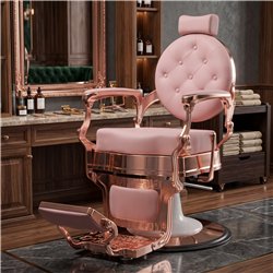 Cadeira de Barbeiro Buzz Rose Vintage Weelko