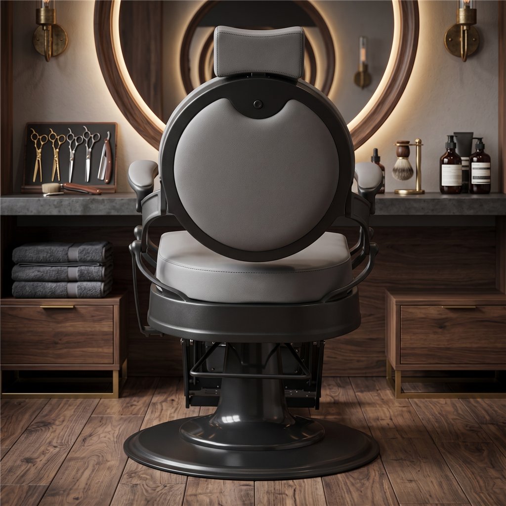 Sedia da Barbiere Buzz: Vintage e Regolabile – Weelko