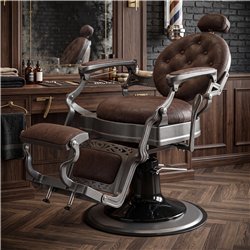 Prestige brauner Friseurstuhl Vintage i-Medstetic
