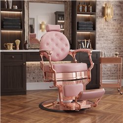 Cadeira de Barbeiro Buzz Rose Vintage Weelko