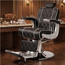 Chaise de barbier Vigor Black Vintage – Réglable I-medStetic