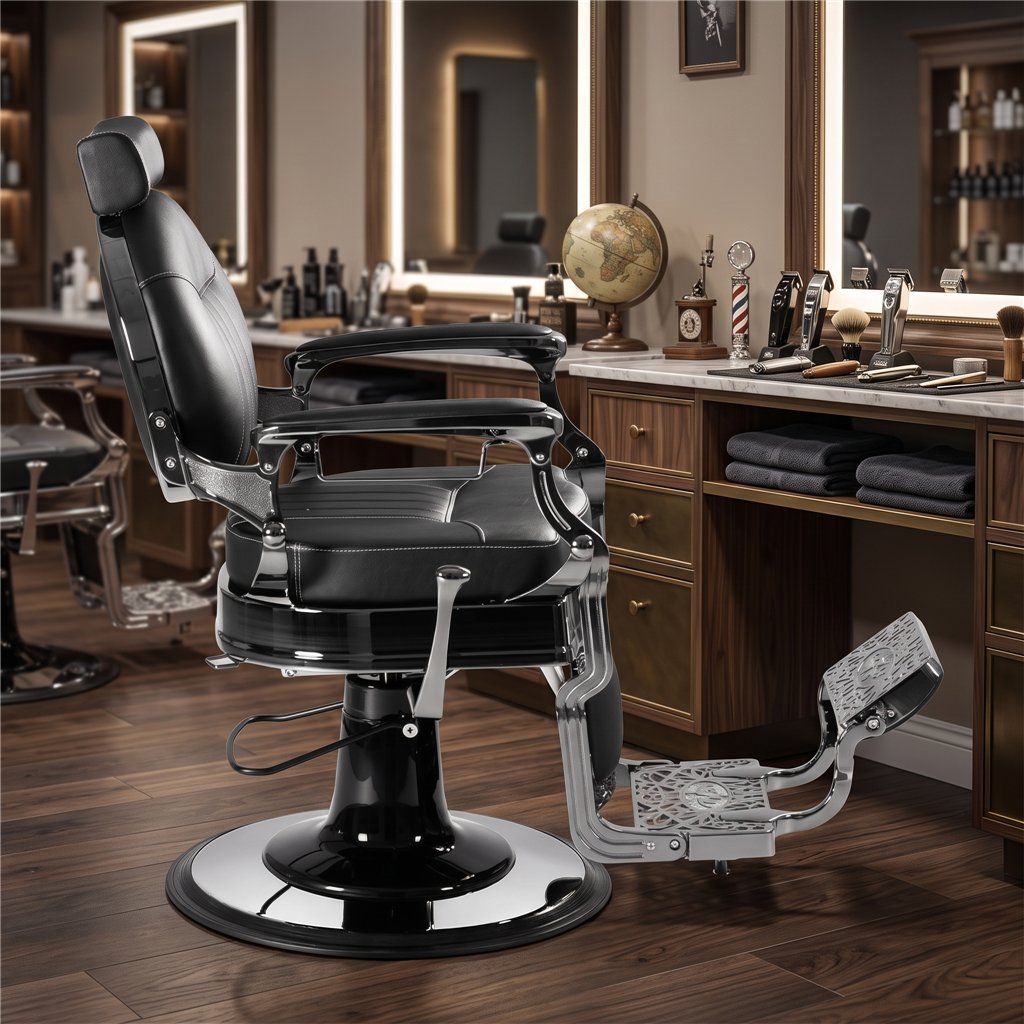 Cadeira de barbeiro Caesar vintage Weelko