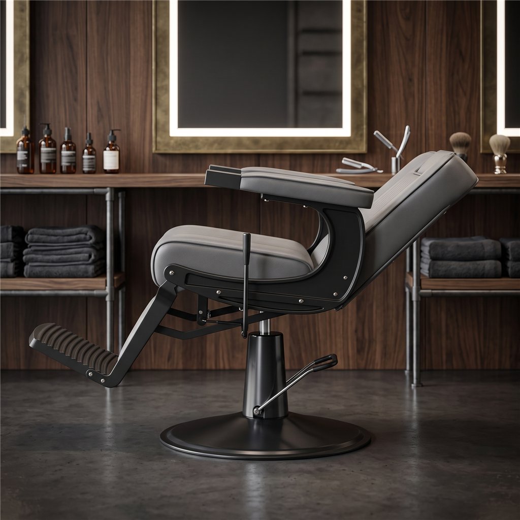 Cadeira de Barbeiro Mamba Grey Vintage - Fersan