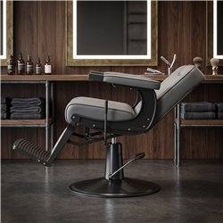 Cadeira de Barbeiro Mamba Grey Vintage - Fersan