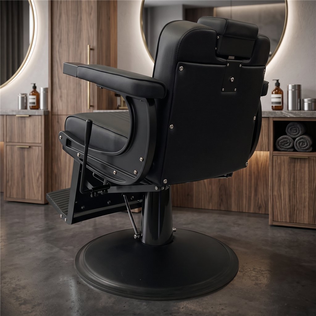 Sillón de Barbero Mamba Black - Vintage - Fersan